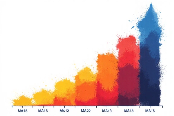 Chart illustrating John's athletic performance improvement, with a clear upward trend in strength and endurance, no text on image.